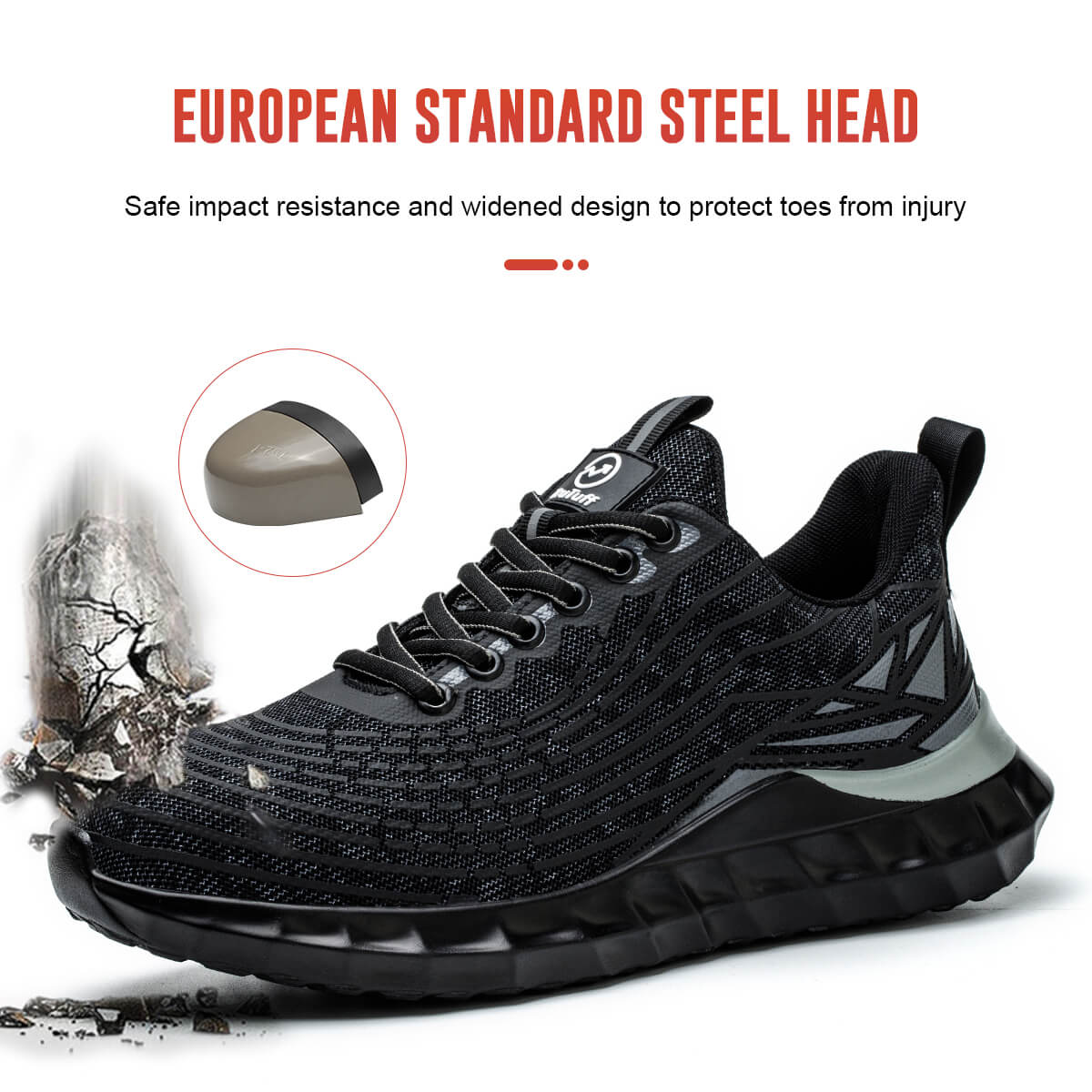 Lightweight 2025 safety sneakers